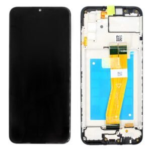 Écran LCD + Tactile Avec Cadre Samsung Galaxy A02s SM-A025F - GH81-20118A - (NON-EU VERSION) - Noir