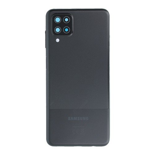 Cache arrière Samsung Galaxy A12 SM-A125F - GH82-24487A - Noir 2 Cache arrière Samsung Galaxy A12 SM-A125F - GH82-24487A - Noir