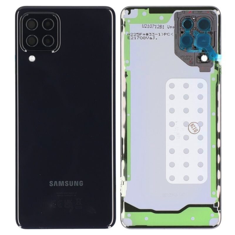 Cache arrière Samsung Galaxy A22 4G SM-A225F - GH82-26518A/GH82-25959A - Noir 2 Cache arrière Samsung Galaxy A22 4G SM-A225F - GH82-26518A/GH82-25959A - Noir