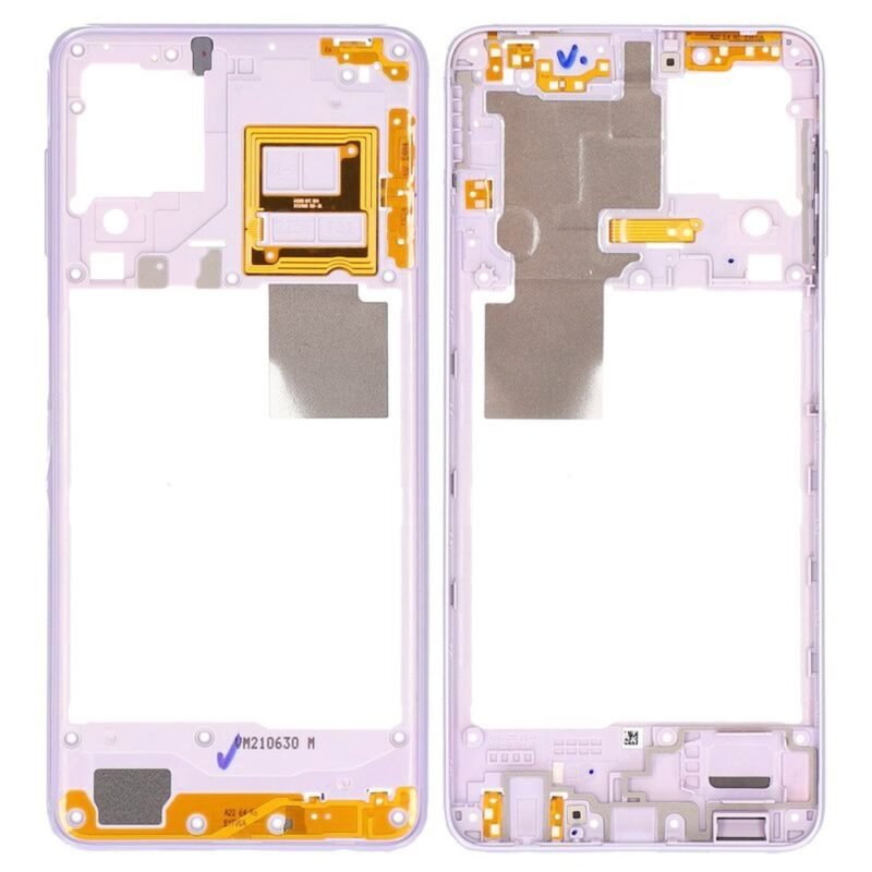 Samsung Galaxy A22 4G SM-A225F Cadre central - GH98-46652C - Violet 2 Samsung Galaxy A22 4G SM-A225F Cadre central - GH98-46652C - Violet
