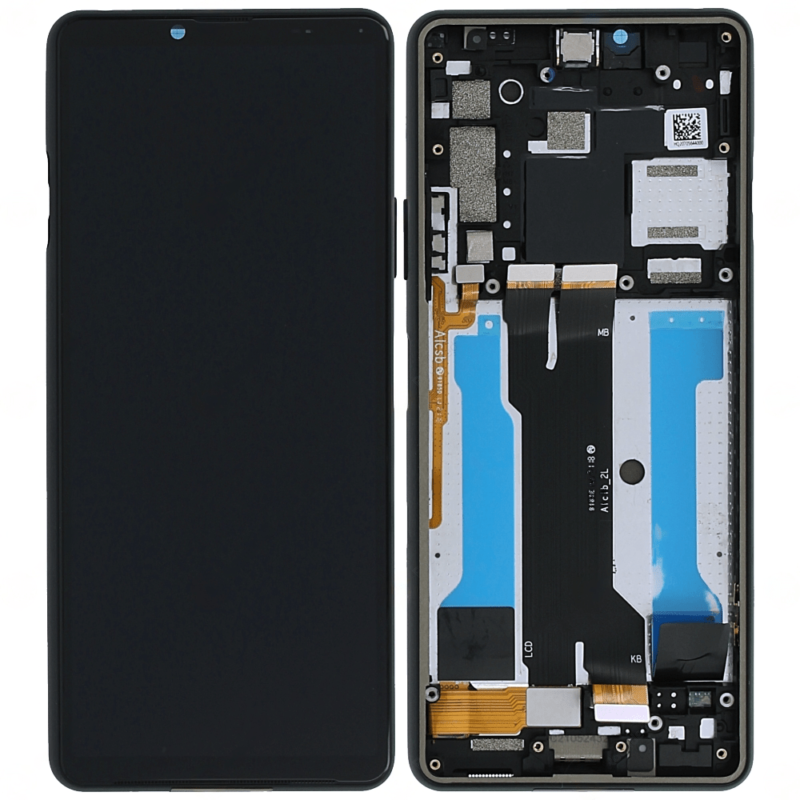 Écran LCD Tactile avec Cadre Sony Xperia 10 III (XQ-BT52) - A5034092A/A5034092B - Noir