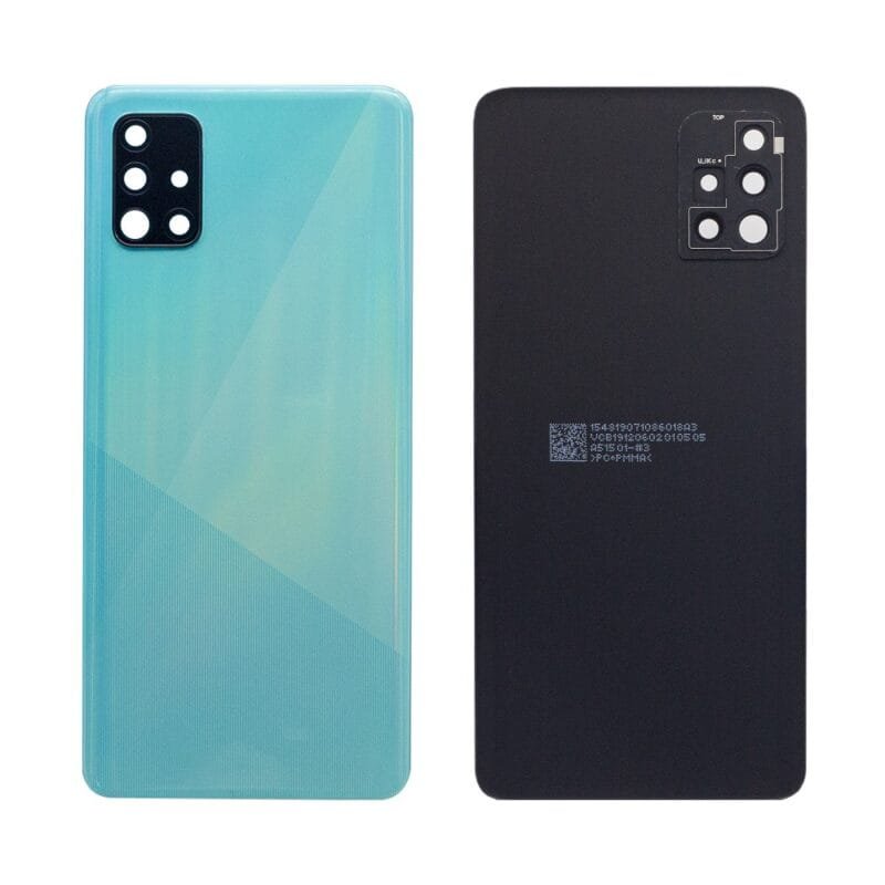 Cache arrière Samsung Galaxy A51 SM-A515F - Bleu 2 Cache arrière Samsung Galaxy A51 SM-A515F - Bleu
