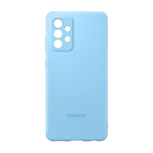 Samsung Galaxy A52 5G SM-A526B/Galaxy A52 SM-A525F 4G Silicone Cover - EF-PA525TLEGWW - Bleu