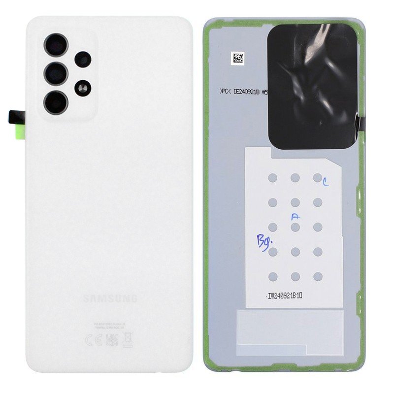 Cache arrière Samsung Galaxy A52s SM-A528B - GH82-26858D - Blanc 2 Cache arrière Samsung Galaxy A52s SM-A528B - GH82-26858D - Blanc