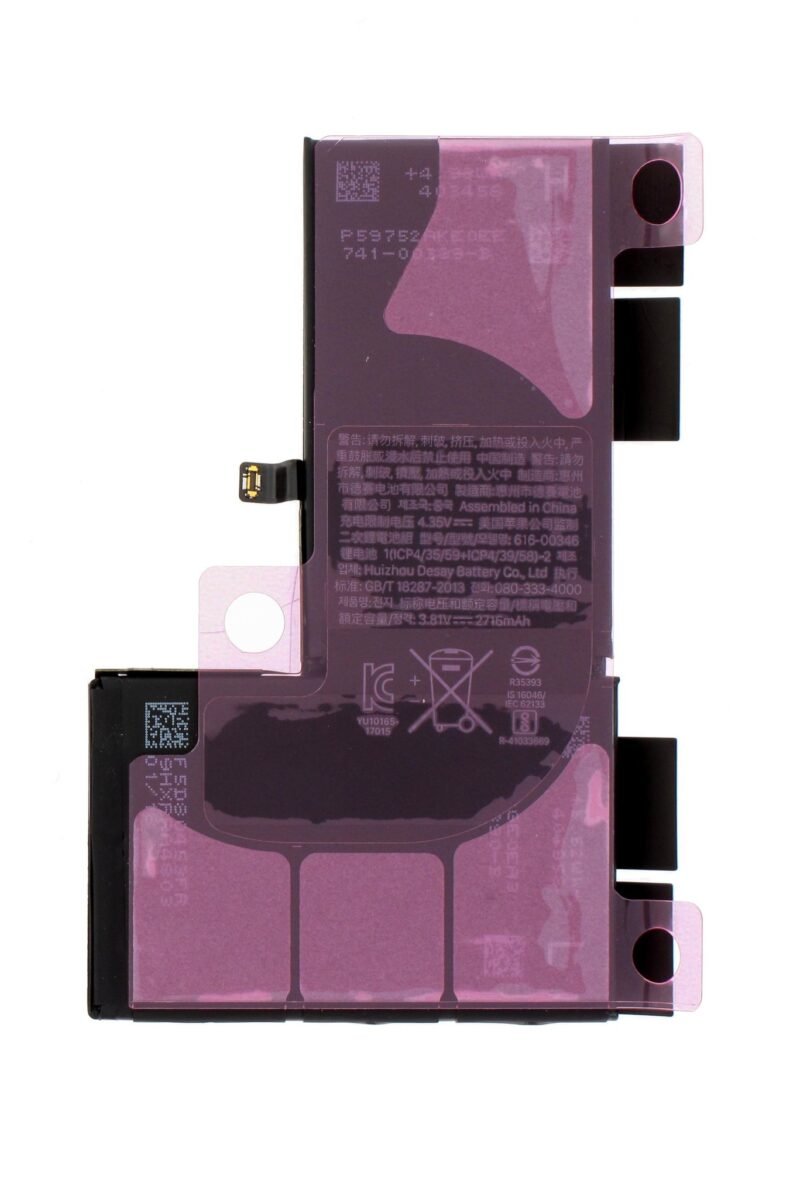Batterie iPhone X 2716 mAh Incl. Bande Adhésive 61600346 66108932
