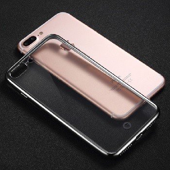 Fshang iPhone 7/iPhone 8/iPhone SE (2020) Coque TPU - Q Color Gradient - Noir 2 Fshang iPhone 7/iPhone 8/iPhone SE (2020) Coque TPU - Q Color Gradient - Noir