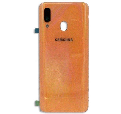 Cache arrière Samsung Galaxy A40 SM-A405F - Avec Objectif - Coral 2 Cache arrière Samsung Galaxy A40 SM-A405F - Avec Objectif - Coral