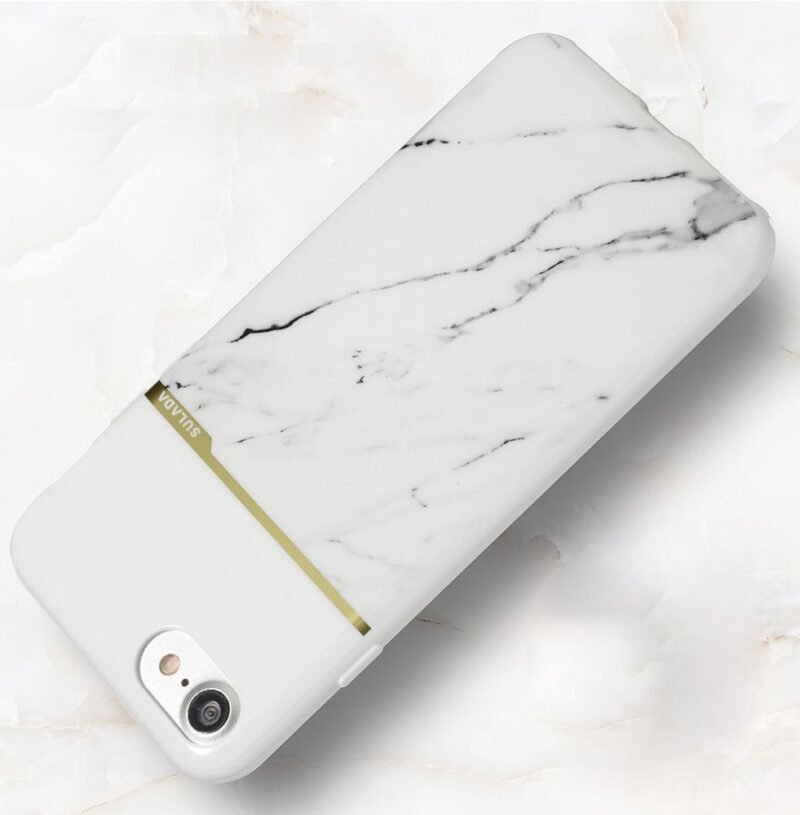 Apple iPhone 7 Plus/iPhone 8 Plus Sulada Marble Coque TPU Blanc 2 Apple iPhone 7 Plus/iPhone 8 Plus Sulada Marble Coque TPU Blanc