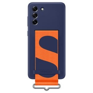 Samsung Galaxy S21 FE SM-G990B Silicone Cover  avec Strap - EF-GG990TNEGWW - Navy
