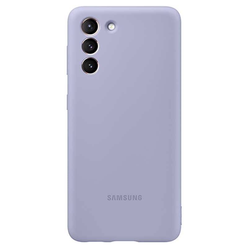 Samsung Galaxy S21 SM-G991B Silicone Cover - EF-PG991TVEGWW - Violet 2 Samsung Galaxy S21 SM-G991B Silicone Cover - EF-PG991TVEGWW - Violet