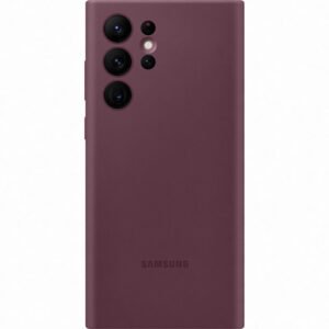 Samsung Galaxy S22 Ultra SM-S908B Silicone Cover - EF-PS908TEEGWW - Burgundy Rouge