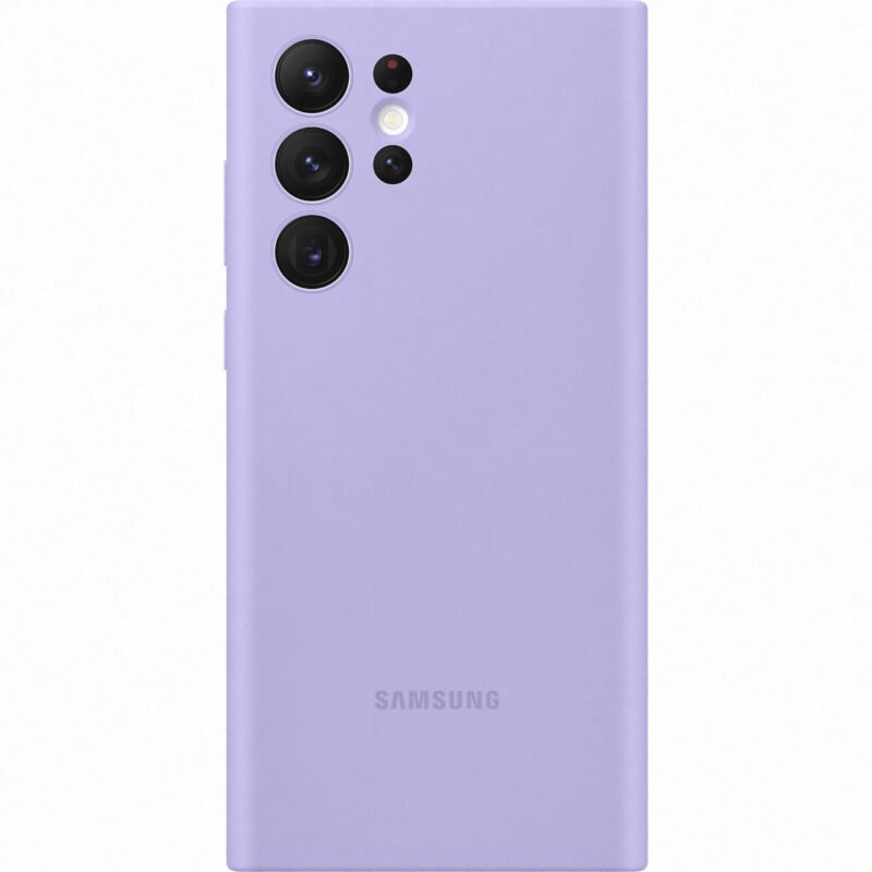 Samsung Galaxy S22 Ultra SM-S908B Silicone Cover - EF-PS908TVEGWW - Lavender 2 Samsung Galaxy S22 Ultra SM-S908B Silicone Cover - EF-PS908TVEGWW - Lavender