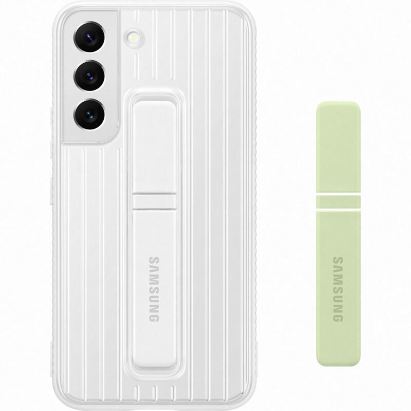Samsung SM-S901B Galaxy S22 Protective Standing Cover - EF-RS901CWEGWW - Blanc
