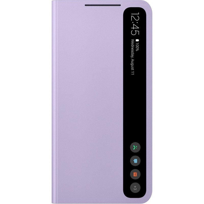 Samsung Galaxy S21 FE SM-G990B Smart Clear View Cover - EF-ZG990CVEGEE - Lavender 2 Samsung Galaxy S21 FE SM-G990B Smart Clear View Cover - EF-ZG990CVEGEE - Lavender