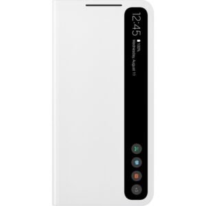 Samsung Galaxy S21 FE SM-G990B Smart Clear View Cover - EF-ZG990CWEGEE - Blanc