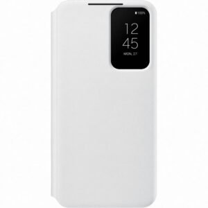Samsung Galaxy S22 SM-S901B Smart Clear View Cover - EF-ZS901CWEGEE - Blanc