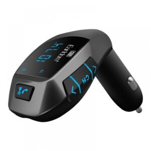 Earldom Car Bluetooth Stereo FM Transmitter - M25 - Noir/Argent