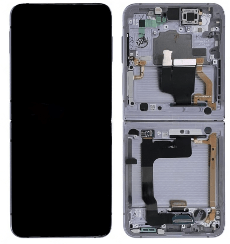 Écran LCD Tactile avec Cadre Samsung Galaxy Z Flip 4 - SM-F721B - GH82-29440F/GH82-29441F/GH82-30238F/GH82-30239F - Argent