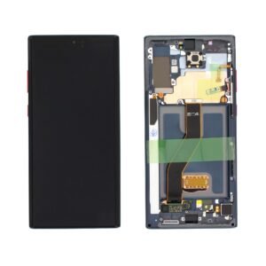 Écran LCD + Tactile Avec Cadre Samsung N975F Galaxy Note 10 Plus - GH82-21620A/GH82-21621A - Star Wars Edition - Rouge/Noir