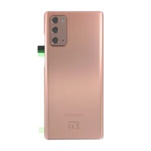 Cache arrière Samsung Galaxy Note 20 SM-N980F/SM-N981F Galaxy Note 20 5G GH82-23299B Bronze
