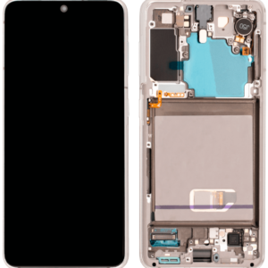 Écran LCD Tactile avec Cadre Samsung Galaxy S21 SM-G991B - GH82-24544C/GH82-24545C - Blanc