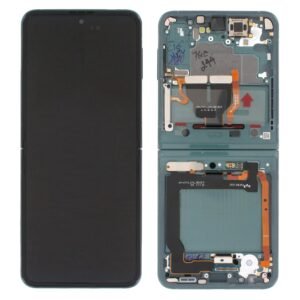 Écran LCD + Tactile Avec Cadre Samsung Galaxy Z Flip 3 SM-F711B - GH82-27243C/GH82-27244C - (No Camera) - Vert