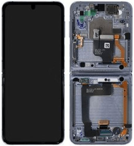 Écran LCD Tactile avec Cadre Samsung Galaxy Z Flip 4 - SM-F721B - GH82-29440D/GH82-29441D/GH82-30238D/GH82-30239D - Bleu