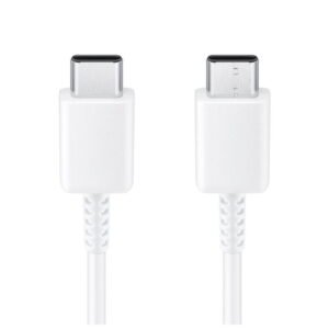 Samsung USB Type-C to Type-C USB Cable - EP-DA705BWEGWW - GP-TOU021RFBWW - Bulk Original - Blanc