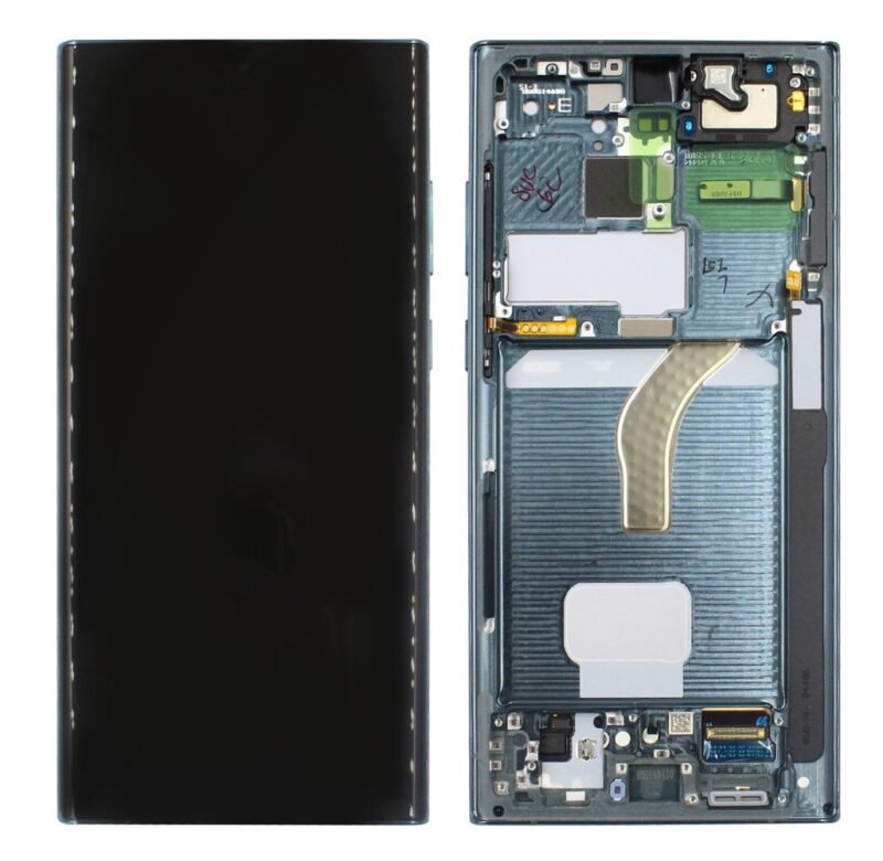 Écran LCD Tactile avec Cadre Samsung Galaxy S22 Ultra SM-S908B - GH82-27488D/GH82-27489D - Vert 2 Écran LCD Tactile avec Cadre Samsung Galaxy S22 Ultra SM-S908B - GH82-27488D/GH82-27489D - Vert
