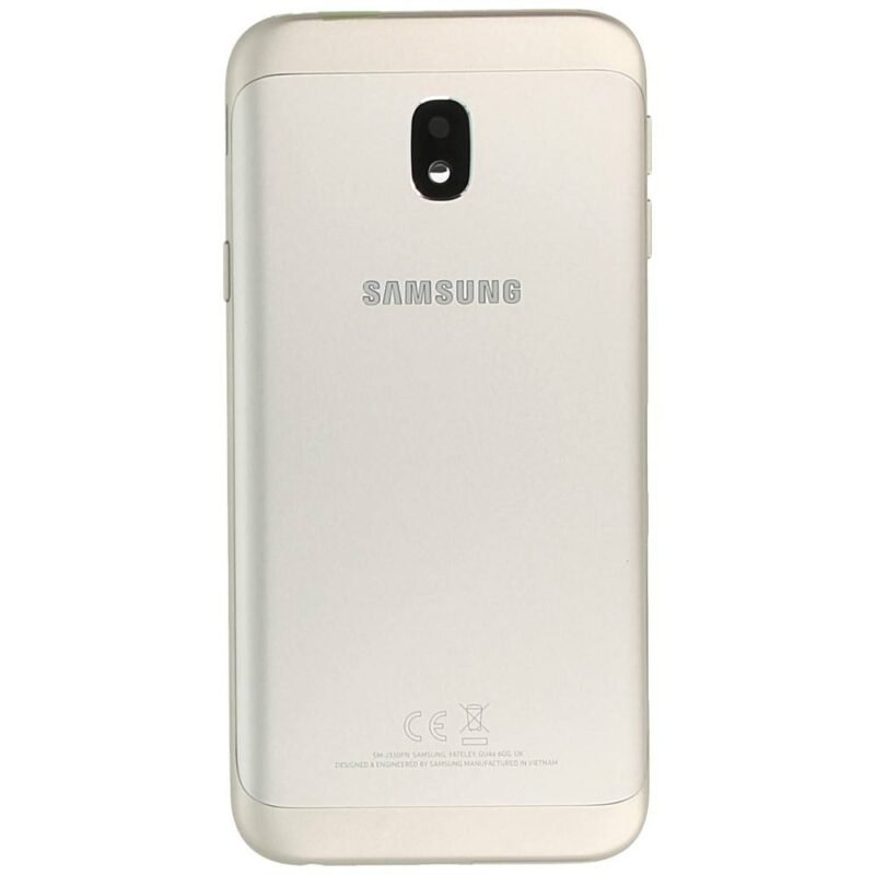 Samsung J330F Galaxy J3 2017 Cache arrière + Objectif Gold 2 Samsung J330F Galaxy J3 2017 Cache arrière + Objectif Gold