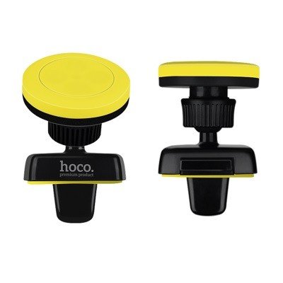 Hoco Air Vent Magnet Car Mount Holder - CA16 - Jaune 2 Hoco Air Vent Magnet Car Mount Holder - CA16 - Jaune
