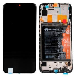 Écran LCD + Tactile Avec Cadre Huawei P Smart (2020) (POT-LX1A) - Incl. Batterie Et Pièces 02353RJT Noir