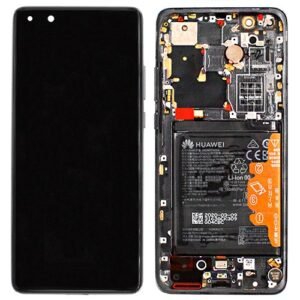 Écran LCD Tactile Avec Cadre Huawei P40 Pro Plus (ELS-N39) - Incl. Batterie Et Pièces 02353RVJ Noir