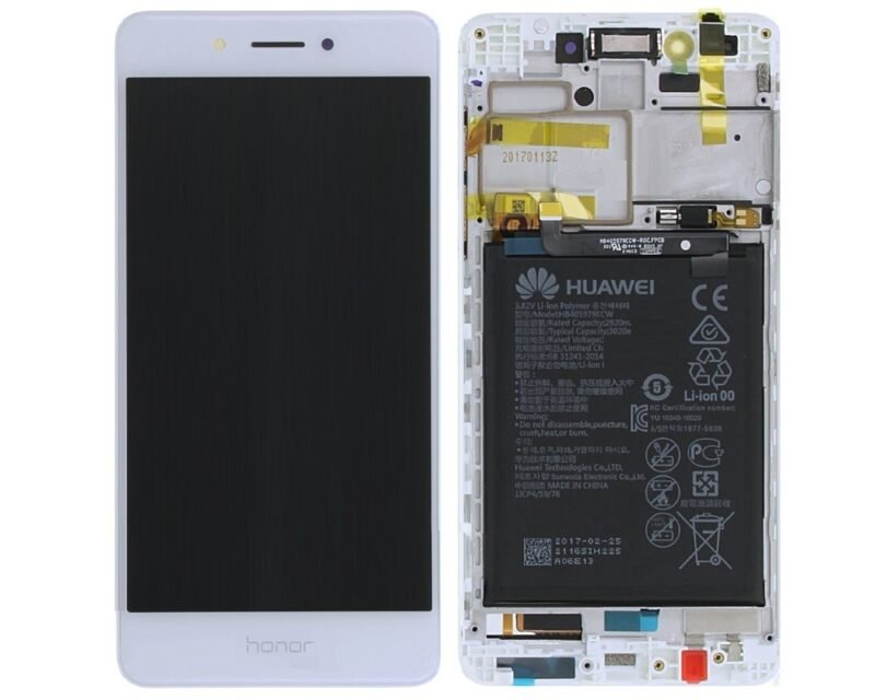Honor 6C/Nova Smart (DIG-L01) Écran LCD Tactile avec Cadre Incl. Batterie Et Pièces - 02351FUU Blanc 2 Honor 6C/Nova Smart (DIG-L01) Écran LCD Tactile avec Cadre Incl. Batterie Et Pièces - 02351FUU Blanc