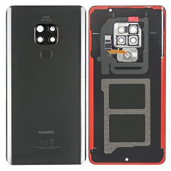 Cache arrière Huawei Mate 20 (HMA-L29) - 02352FJY/02352GFK - Noir 2 Cache arrière Huawei Mate 20 (HMA-L29) - 02352FJY/02352GFK - Noir