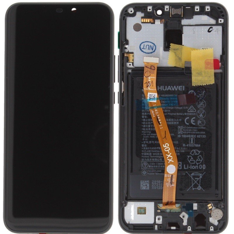 Huawei Mate 20 Lite (SNE-L21) Écran LCD + Tactile + Cadre 02352DKK/02352GTW Noir