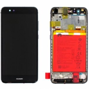 Écran LCD + Tactile Avec Cadre Huawei P10 Lite - Incl. Batterie 02351FSG/02351FSE Noir