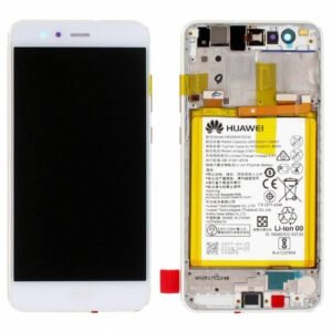 Écran LCD + Tactile Avec Cadre Huawei P10 Lite - Incl. Batterie 02351FSC/02351FSB Blanc