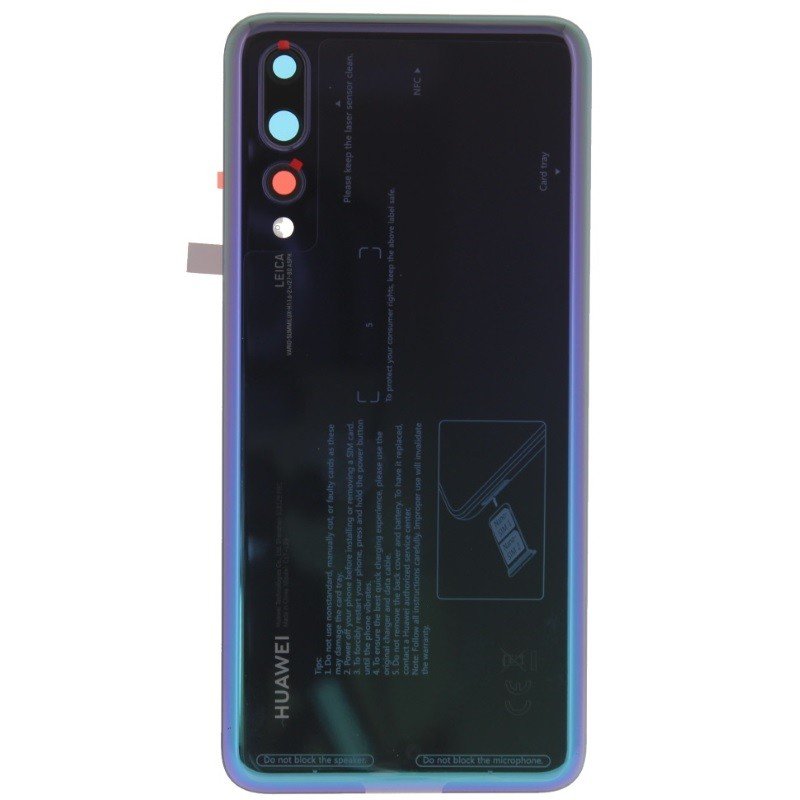 Cache arrière Huawei P20 Pro (CLT-L29C) - 02351WRX/02351WRU - Twilight