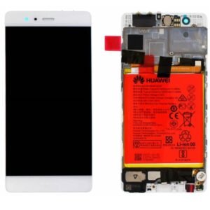 Écran LCD + Tactile Avec Cadre Huawei P9 - Incl. Batterie Et Pièces 02350RRY/02350RKF Blanc