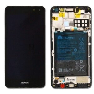 Écran LCD + Tactile Avec Cadre Huawei Y5 III 2017/Y6 2017 (MYA-L11) - Incl. Batterie Et Pièces - 02351DMD Noir