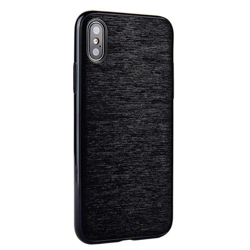 Samsung G955F Galaxy S8 Plus - Sulada Slim Brush Coque TPU - Noir 2 Samsung G955F Galaxy S8 Plus - Sulada Slim Brush Coque TPU - Noir