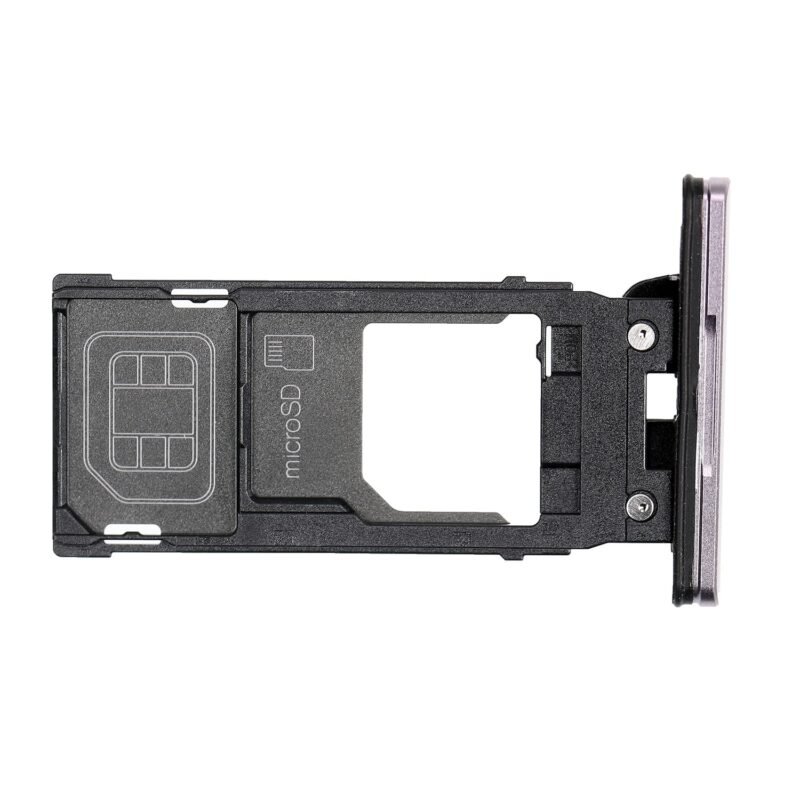Tiroir Carte SIM / SD Sony Xperia XZ2 (H8266) - (Single SIM) 1311-3789 Rose