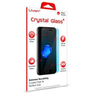 Livon Apple iPhone 6G/iPhone 6S Film Verre Trempé Full 3D Armor Noir