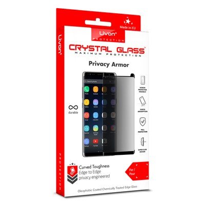 Livon Samsung G935F Galaxy S7 Edge Film Verre Trempé Privacy Armor 2 Livon Samsung G935F Galaxy S7 Edge Film Verre Trempé Privacy Armor