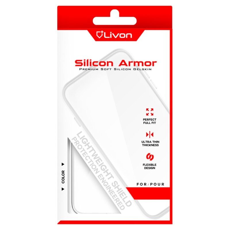 Coque Livon Samsung Galaxy A01 SM-A015F Silicon Armor - Clear