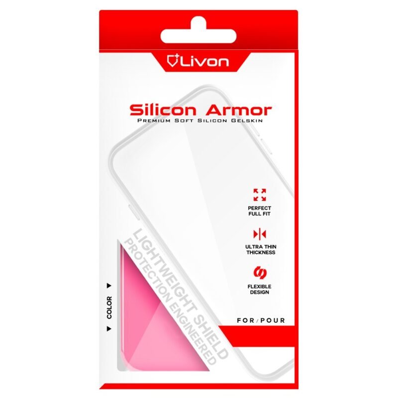 Coque Livon Apple iPhone 12 Mini Silicon Armor - Rose