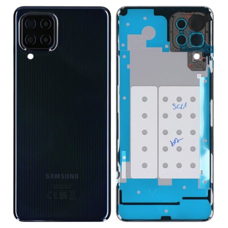 Cache arrière Samsung Galaxy M32 SM-M325F - GH82-25976A - Noir 2 Cache arrière Samsung Galaxy M32 SM-M325F - GH82-25976A - Noir