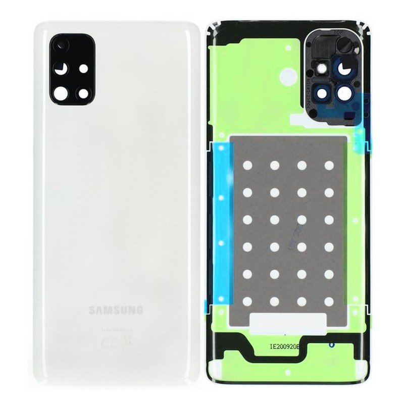 Cache arrière Samsung Galaxy M51 SM-M515F GH82-23415B Blanc