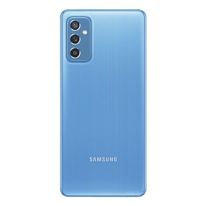 Cache arrière Samsung Galaxy M52 5G SM-M526B - GH82-27061B - Bleu 2 Cache arrière Samsung Galaxy M52 5G SM-M526B - GH82-27061B - Bleu